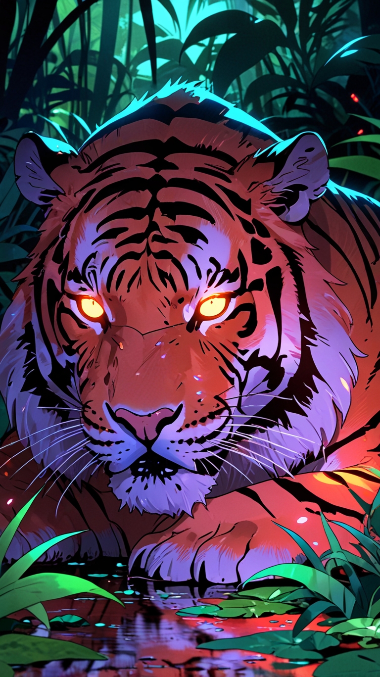 Tiger’s HD Wallpaper for Mobile Phone, Iphone