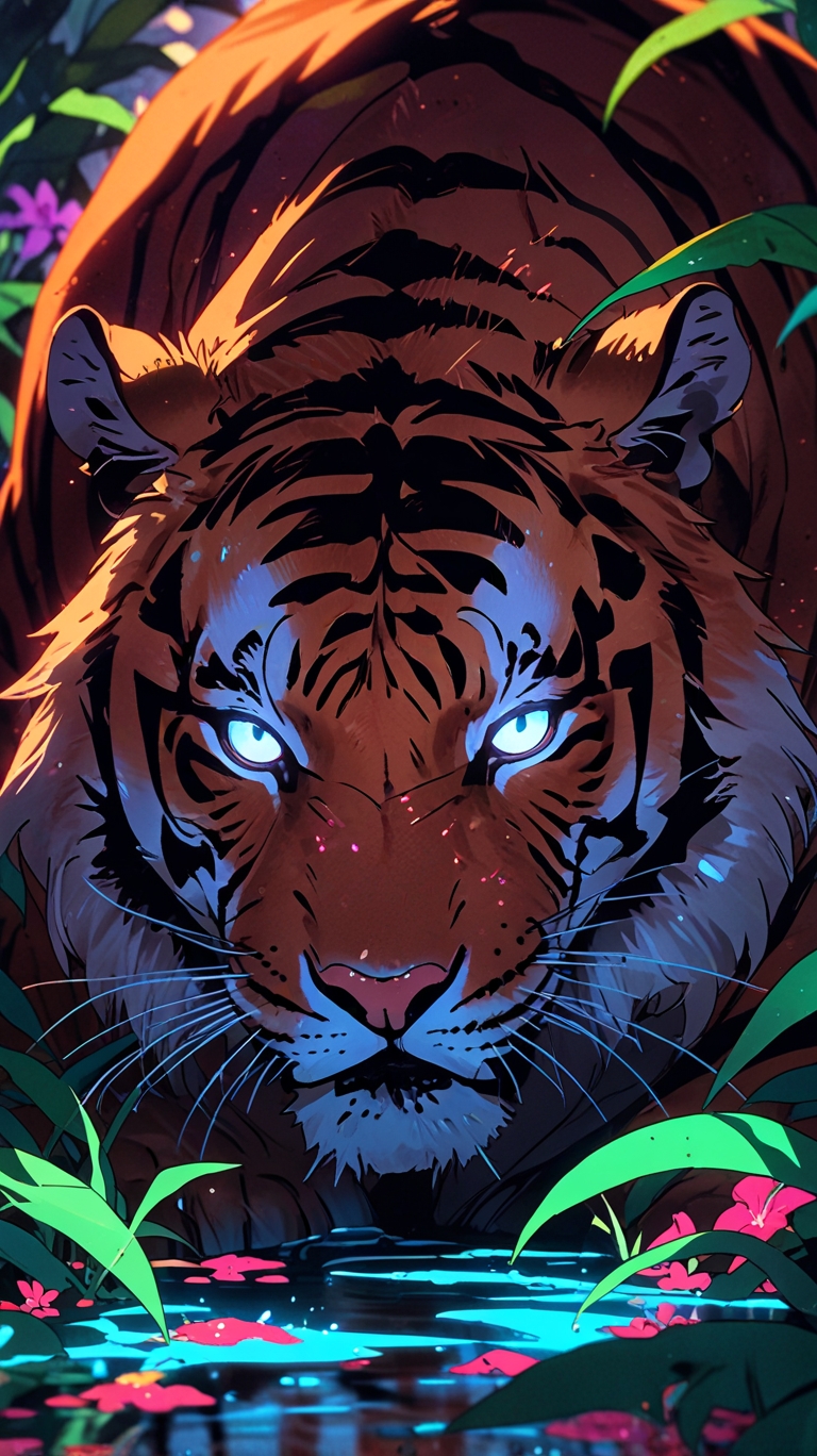 Tiger’s HD Wallpaper for Mobile Phone, Iphone