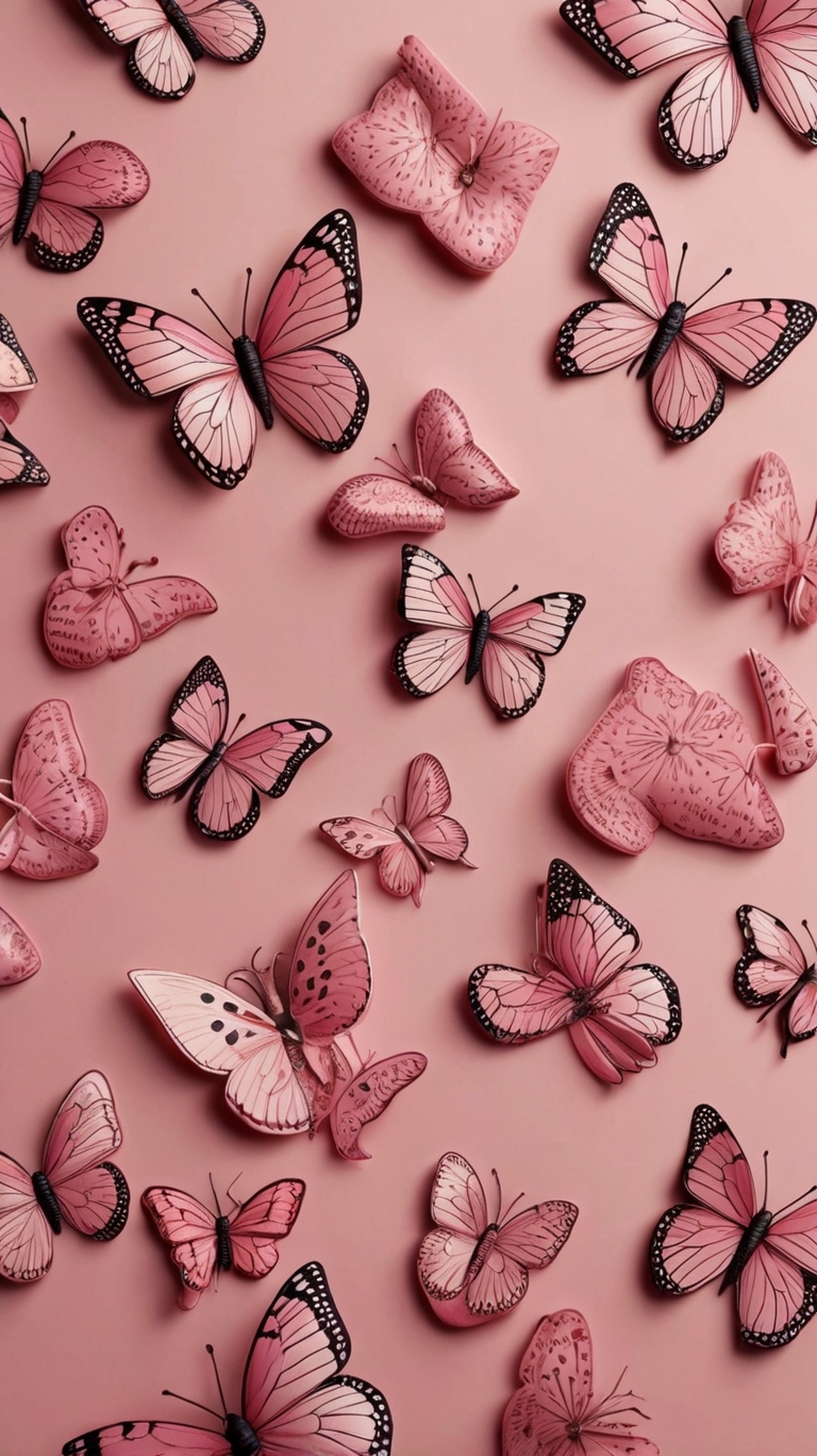 Cute Preppy Butterfly’s Wallpaper, iphone wallpaper