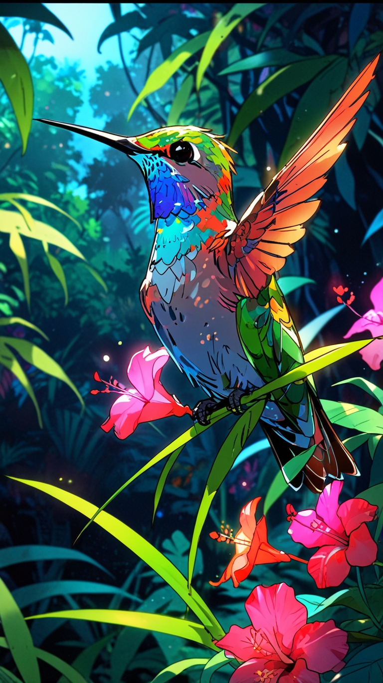 HD Humming Bird’s Mobile, I Phone Wallpaper