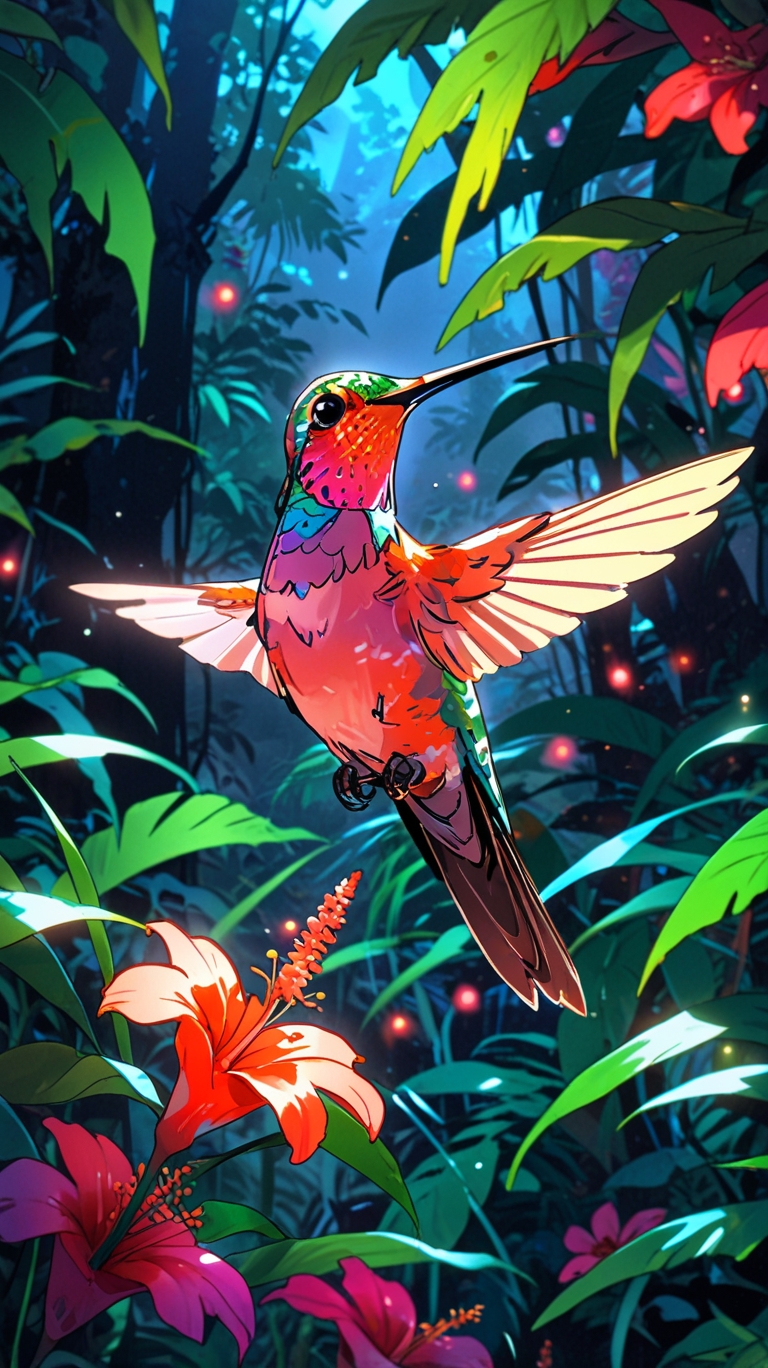 HD Humming Bird’s Mobile, I Phone Wallpaper