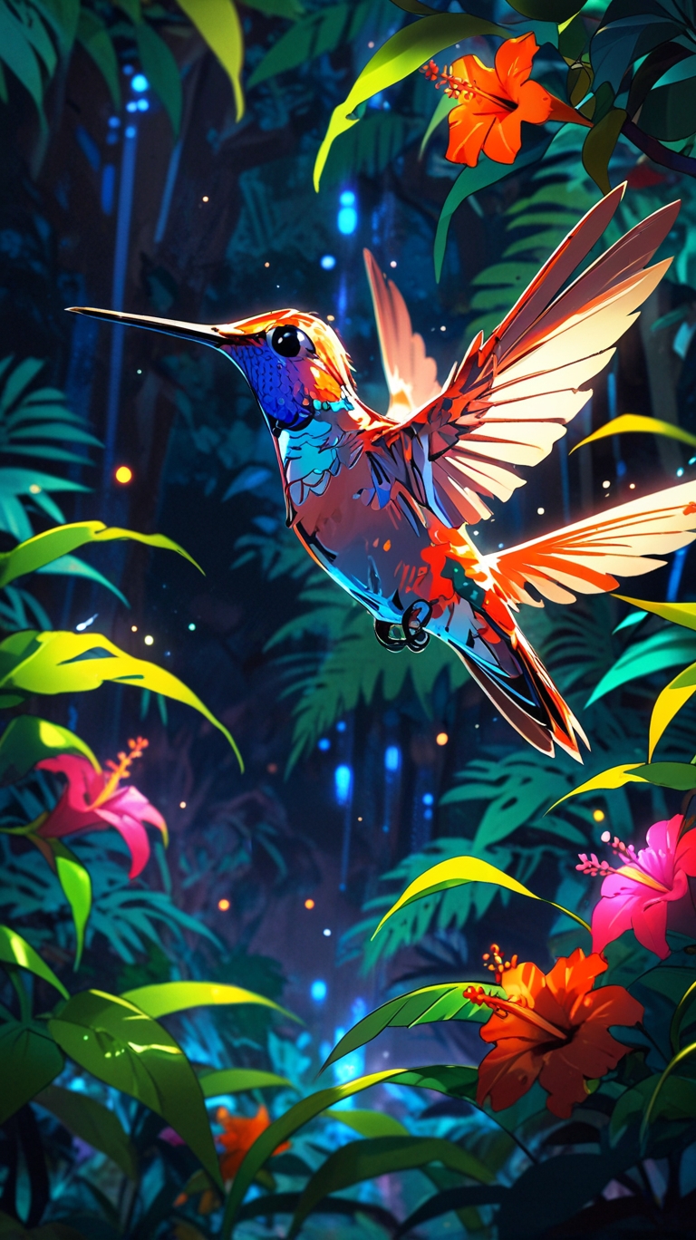 HD Humming Bird’s Mobile , I Phone Wallaper