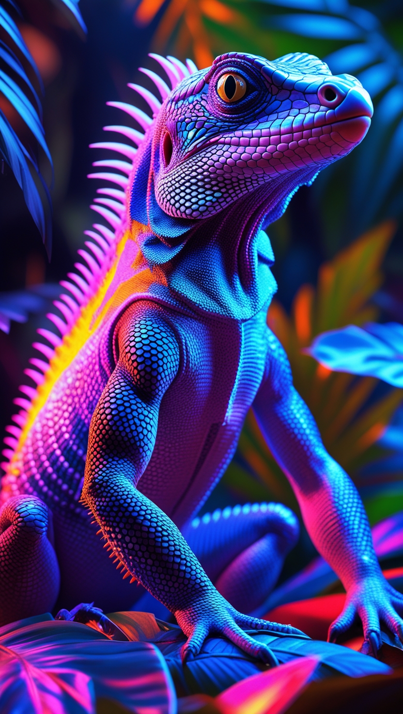 HD Iguana’s Mobile , I Phone Wallpaper