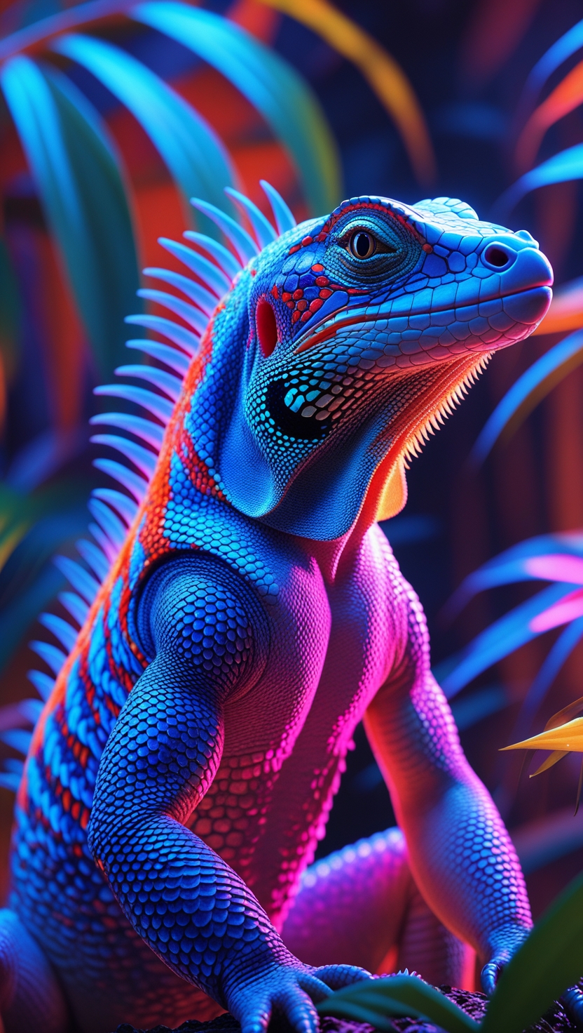 HD Iguana’s Mobile , I Phone Wallpaper