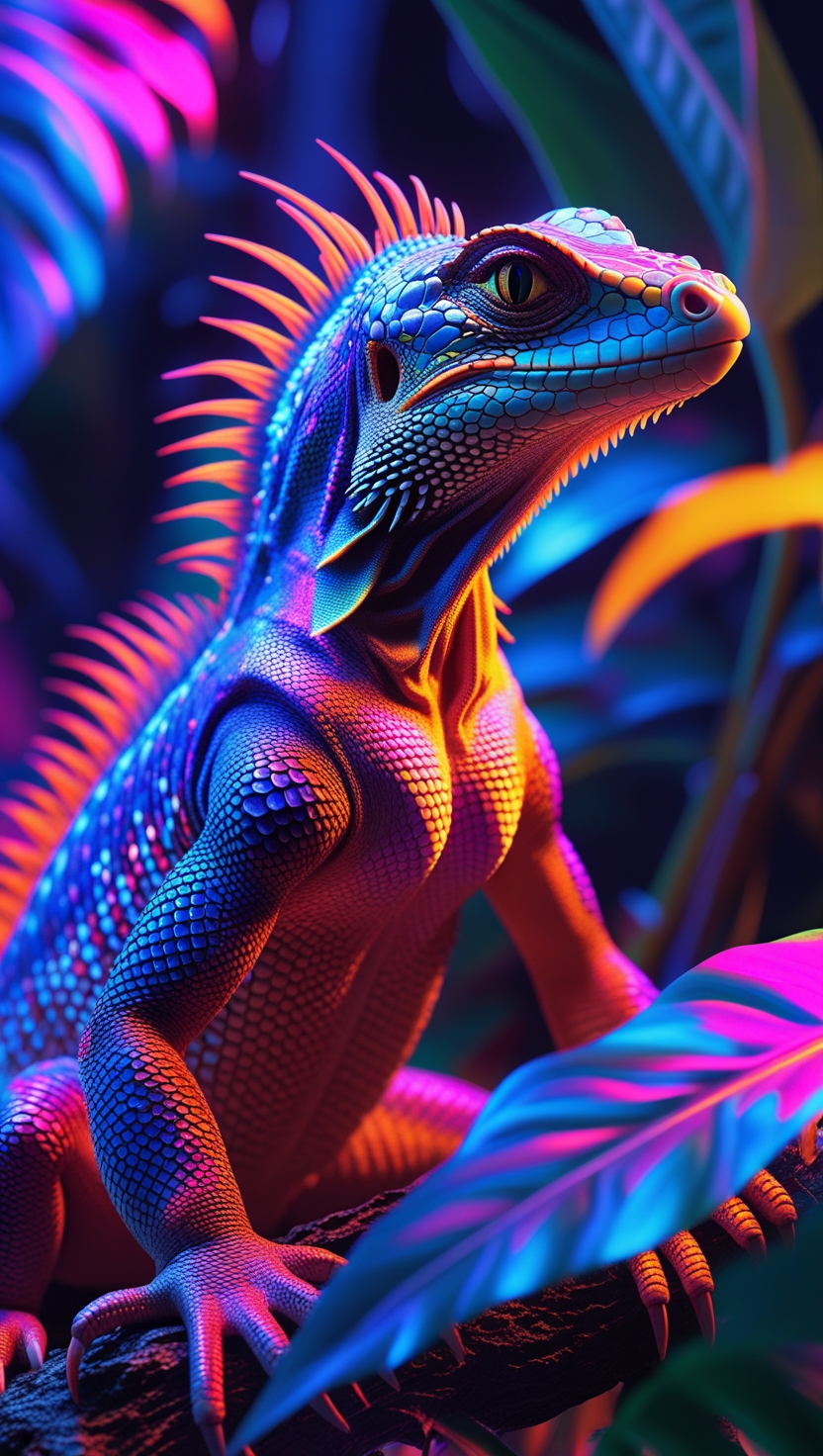 HD Iguana’s Mobile, I Phone Wallpaper
