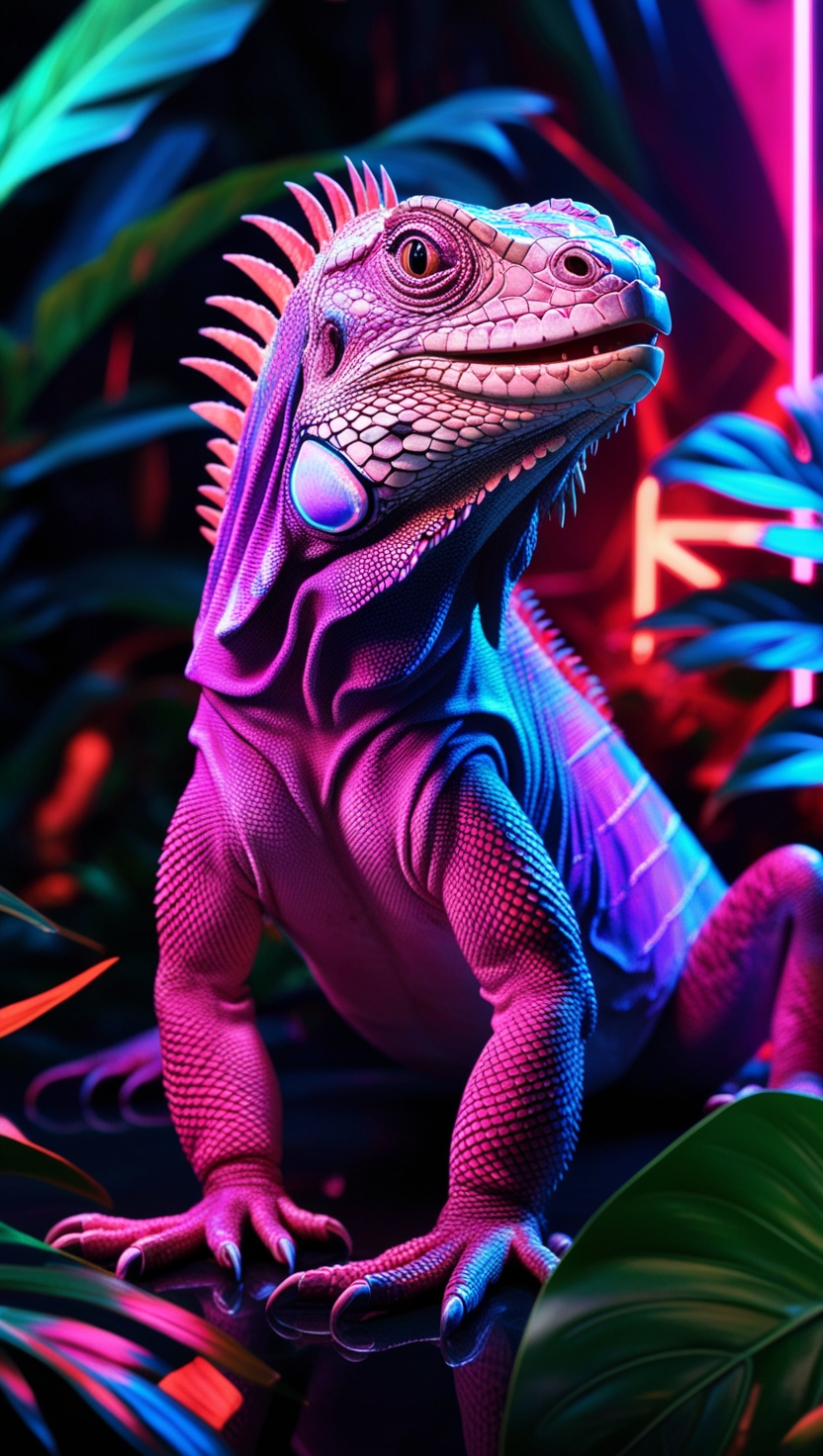 HD Iguana’s Mobile, I Phone Wallpaper