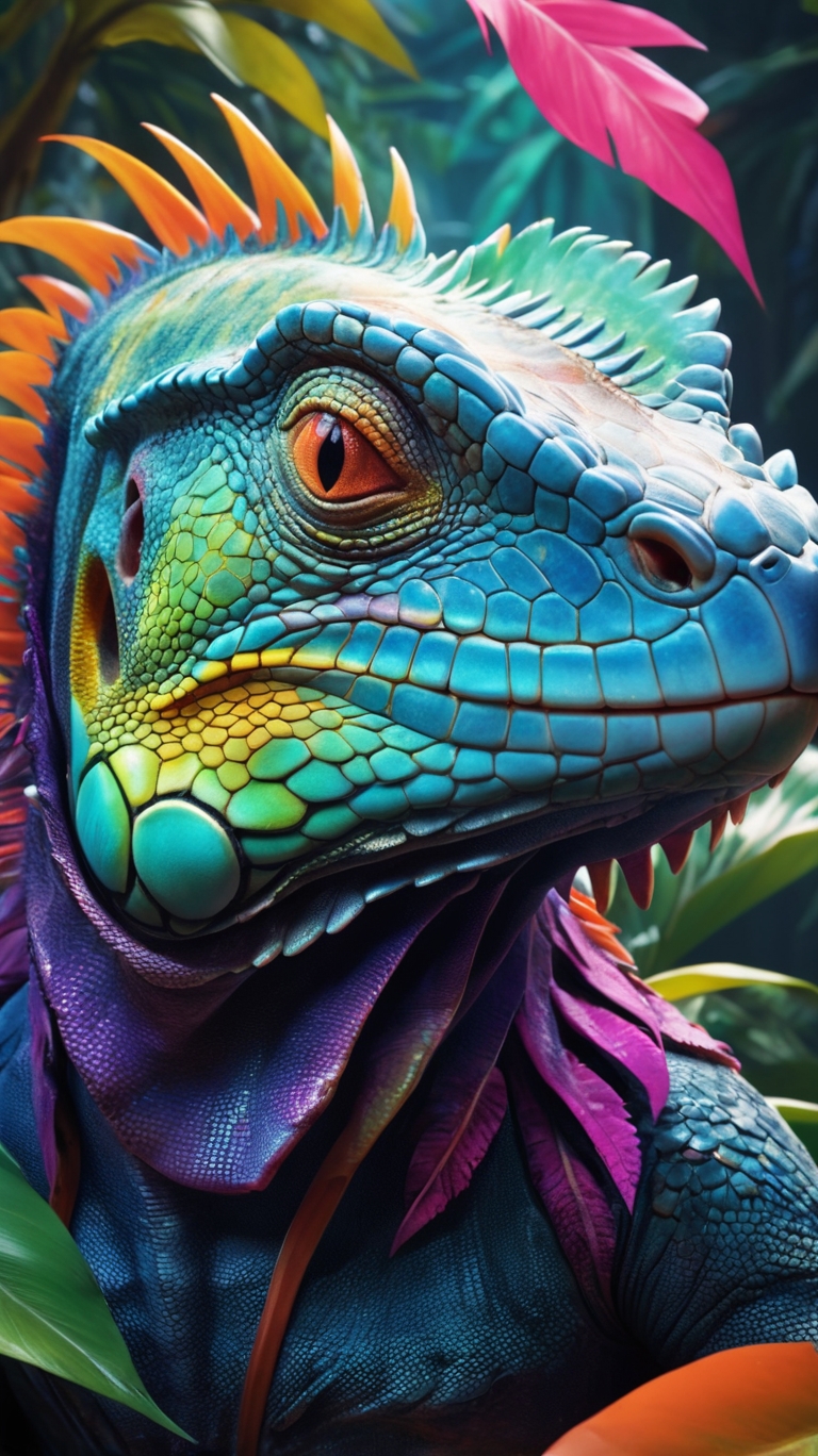 HD Iguana’s Mobile , I Phone Wallpaper