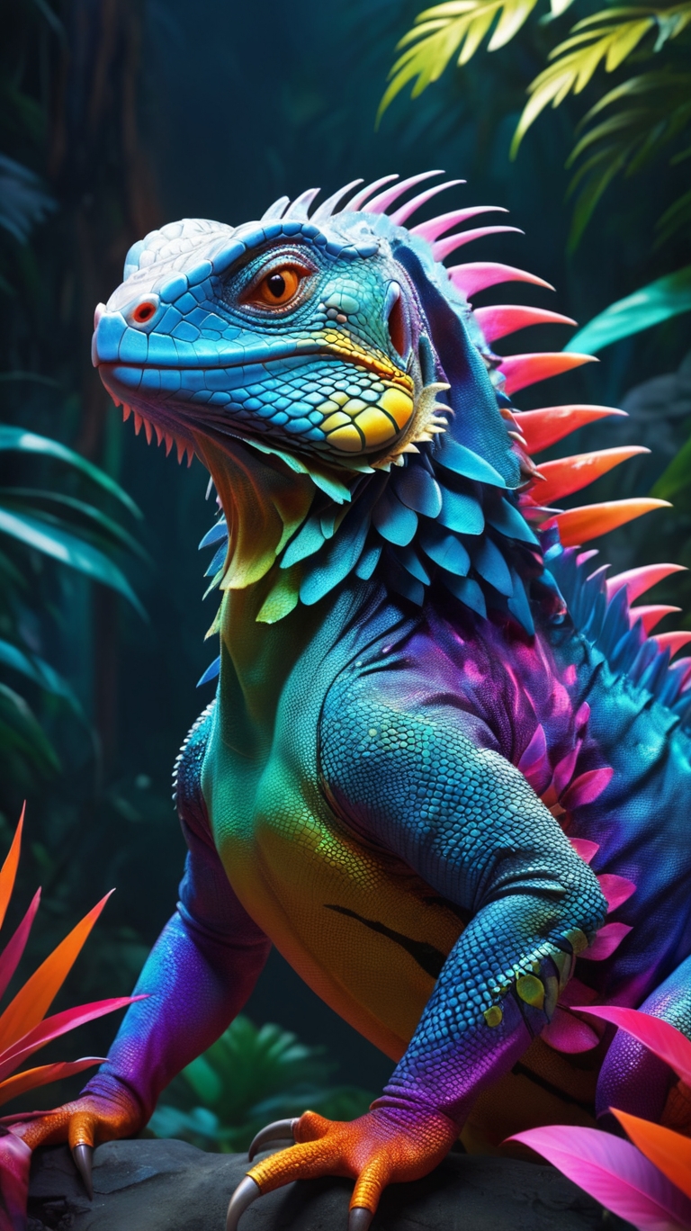 HD Iguana’s Mobile , I Phone Wallpaper