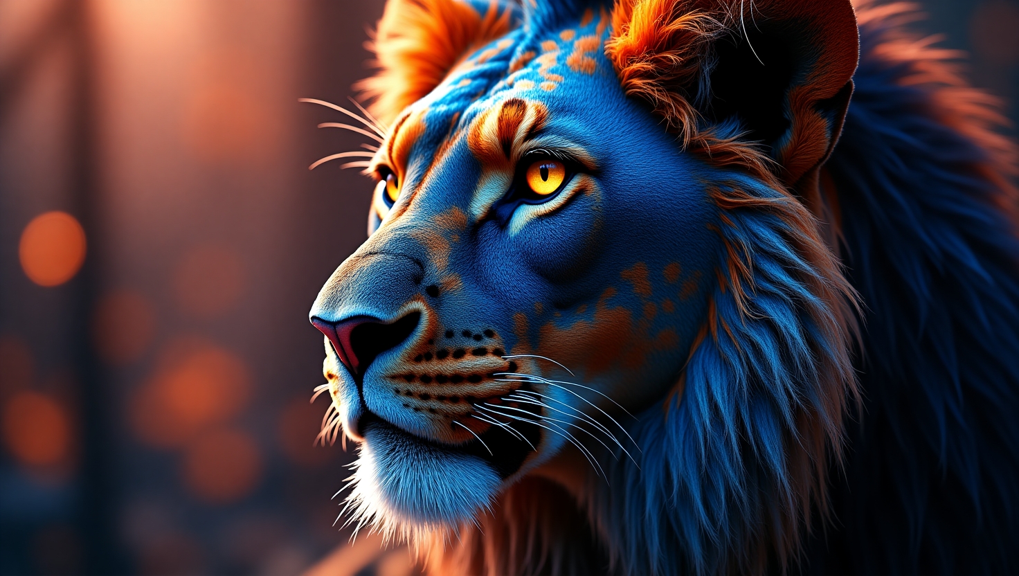 Lion’s PC HD Free Wallpaper