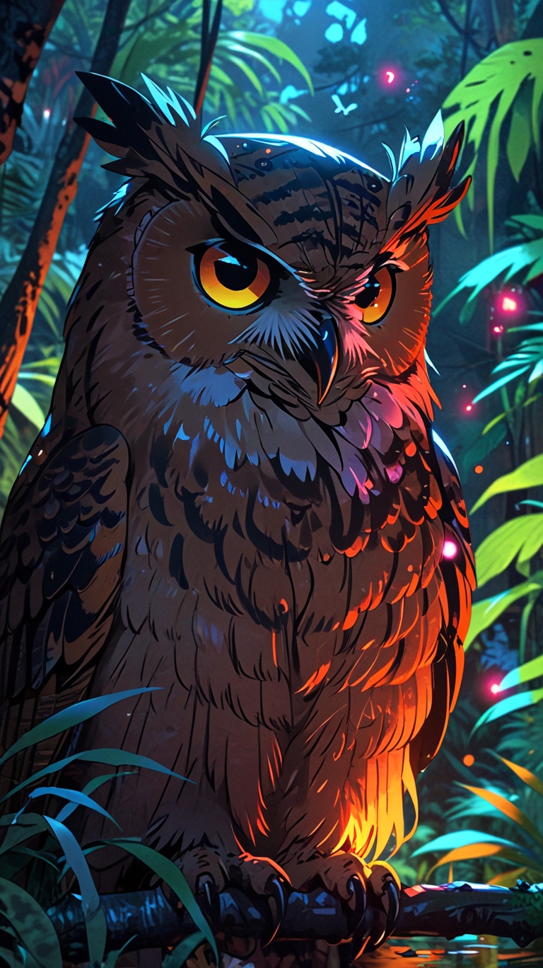 Owl’s  Wallpaper, HD Anime Mobile, I Phone Wallpaper