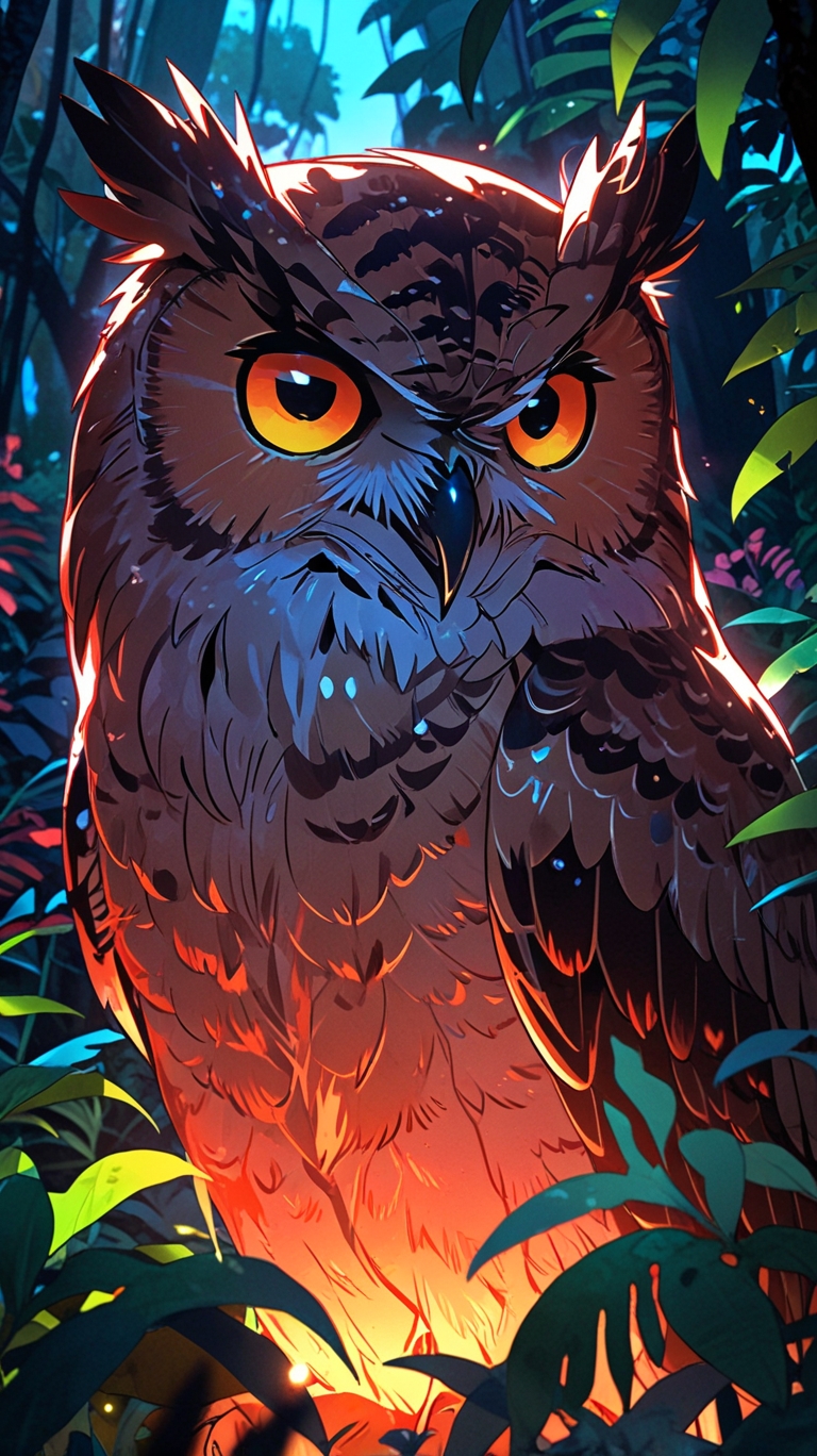 Owl’s Wallpaper, HD Anime Mobile, I Phone Wallpaper