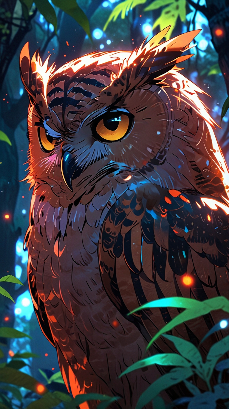 Owl’s Wallpaper, HD Anime Mobile, I Phone Wallpaper