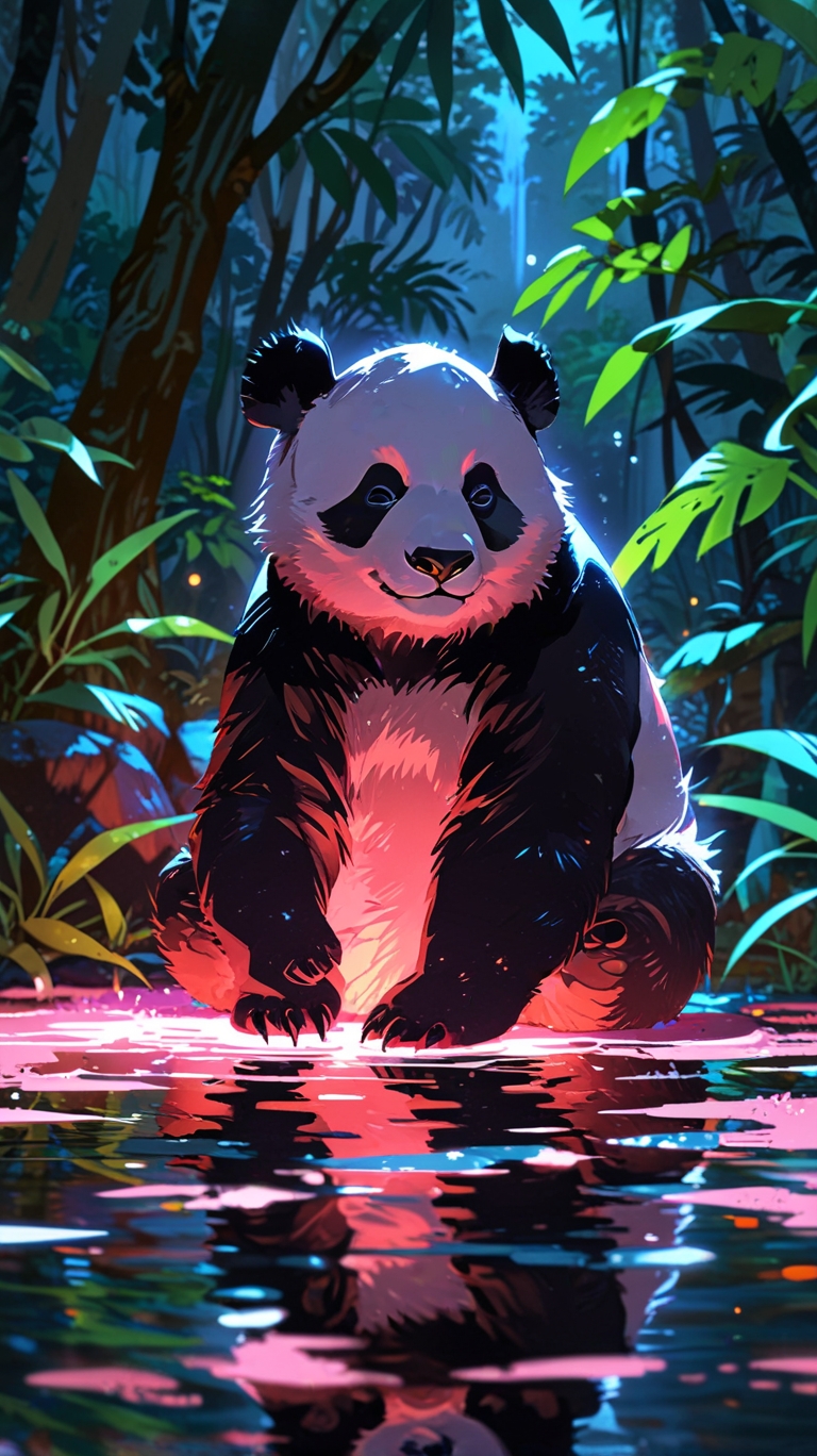 Panda’s HD Wallpaper for Mobile Phone, IPhone