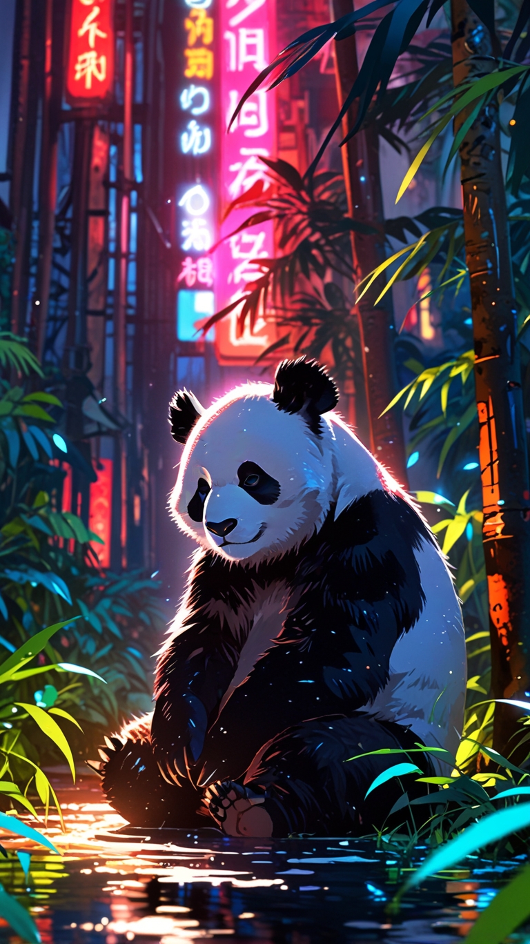 Panda’s HD Wallpaper for Mobile Phone, IPhone