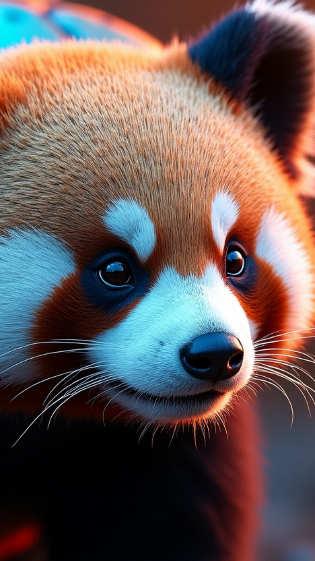 Panda’s Mobile Phone HD Wallpaper