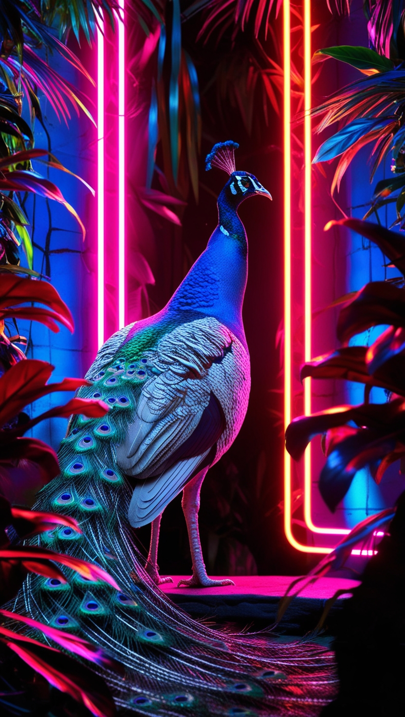 Peacock’s HD Wallpaper for Mobile Phone, Iphone