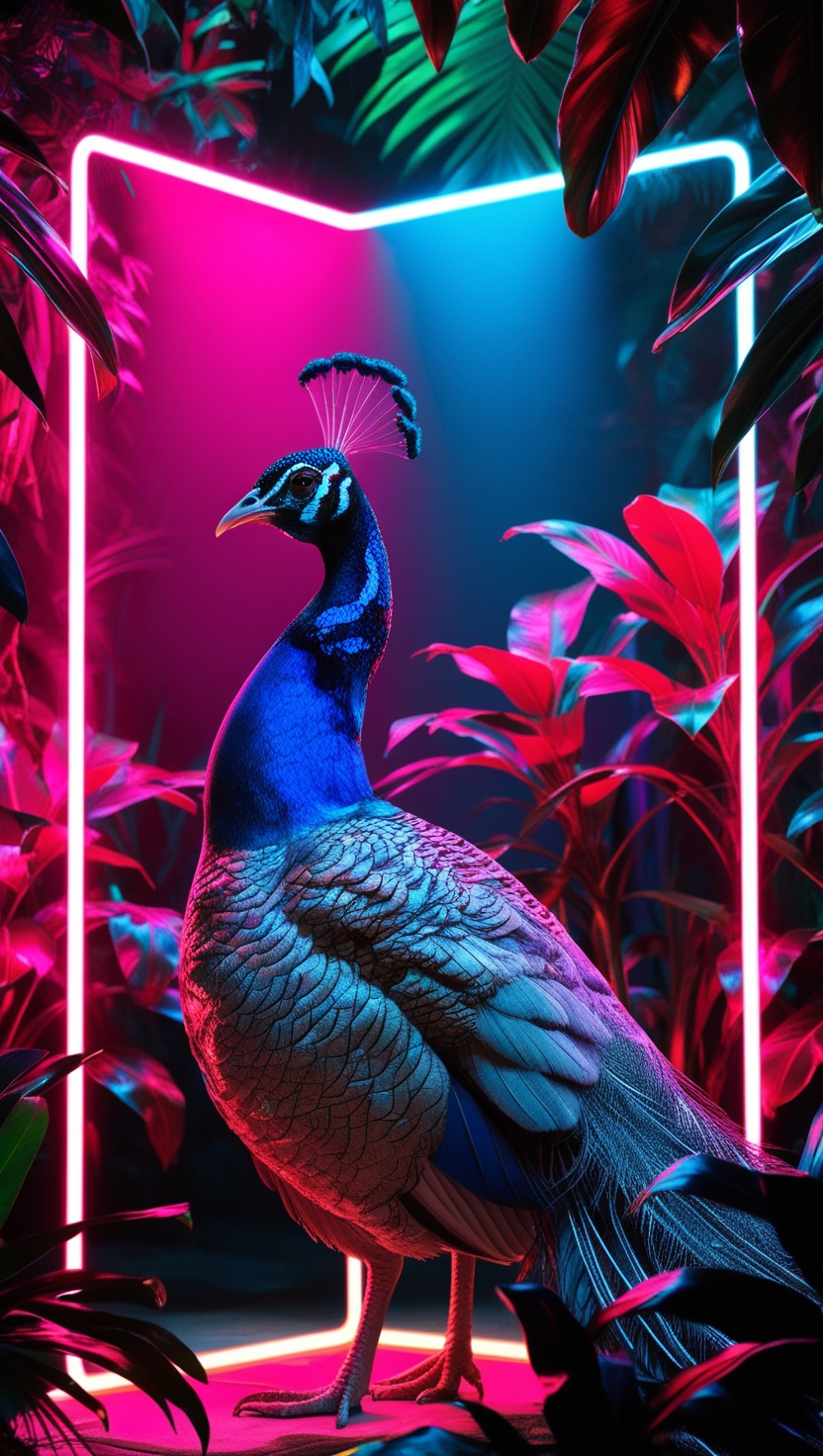Peacock’s HD Wallpaper for Mobile Phone, Iphone