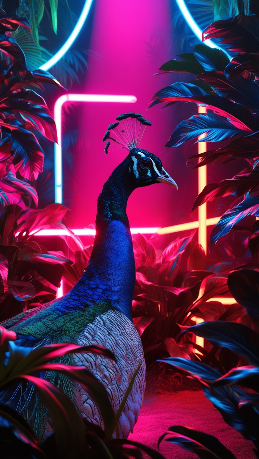 Peacock’s HD Wallpaper for Mobile Phone, Iphone