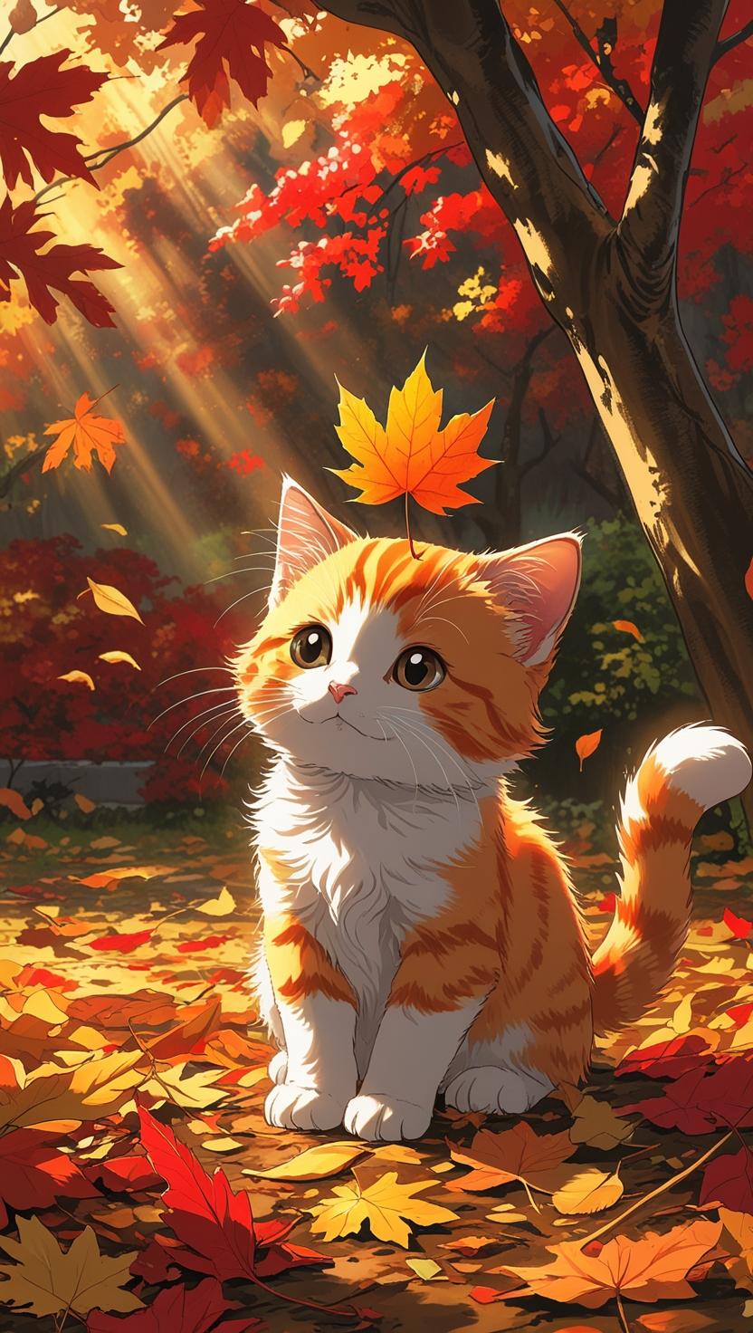 Cute Cat’s Mobile , I Phone HD Wallpaper