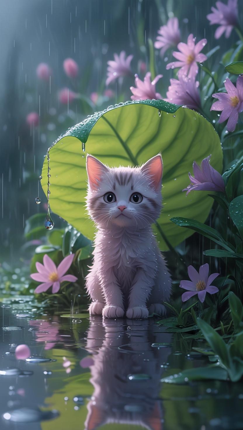 Cute Cat’s Mobile , I Phone HD Wallpaper