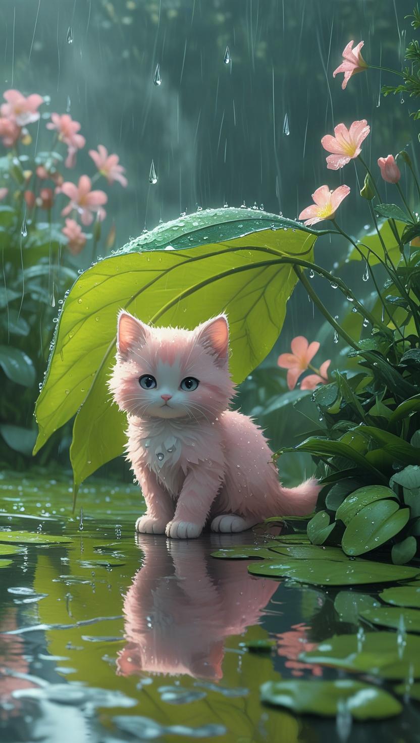 Cute Cat’s Mobile , I Phone HD Wallpaper