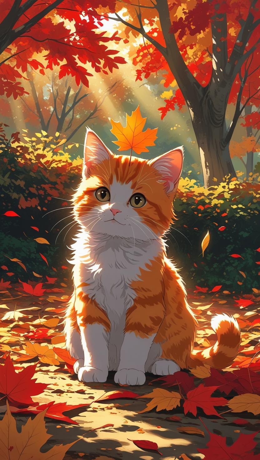 Cute Cat’s Mobile , I Phone HD Wallpaper