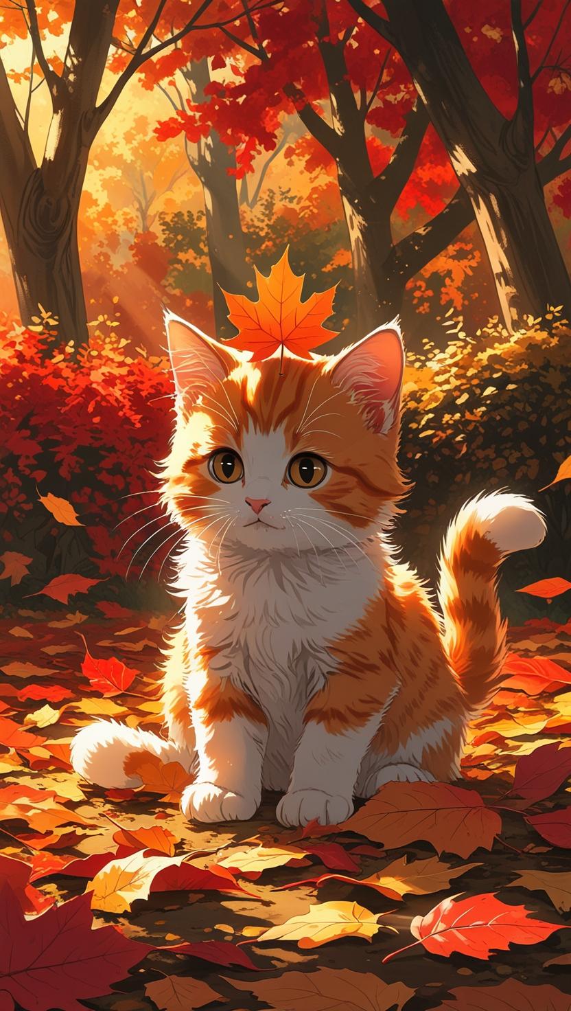 Cute Cat’s Mobile , I Phone HD Wallpaper