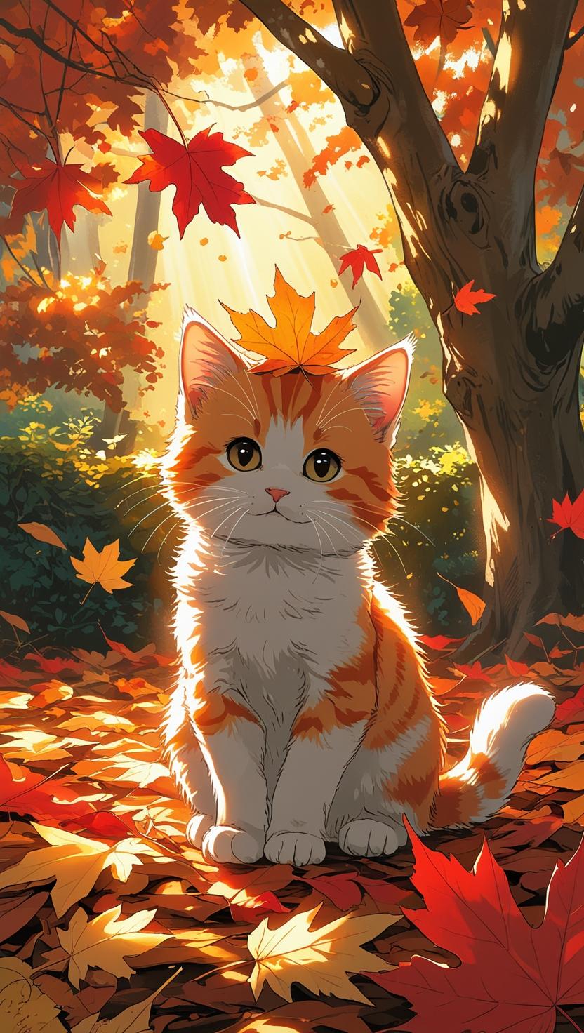 Cute Cat’s Mobile , I Phone HD Wallpaper