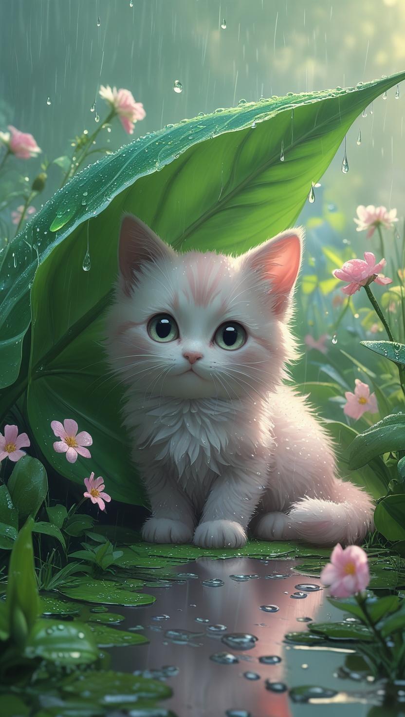 Cute Cat’s Mobile , I Phone HD Wallpaper