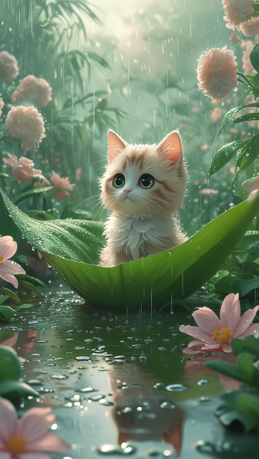 Cute Cat’s Mobile , I Phone HD Wallpaper