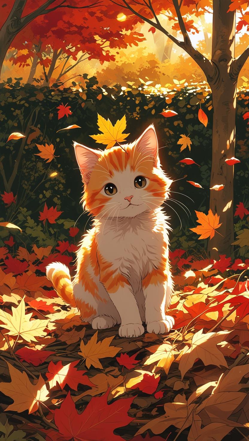 Cute Cat’s Mobile , I Phone HD Wallpaper