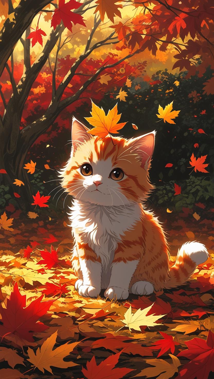 Cute Cat’s Mobile , I Phone HD Wallpaper