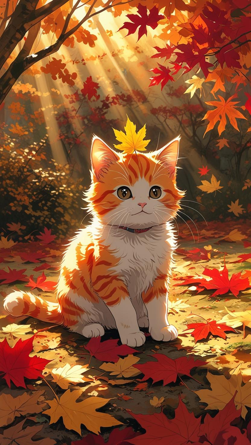 Cute Cat’s Mobile , I Phone HD Wallpaper