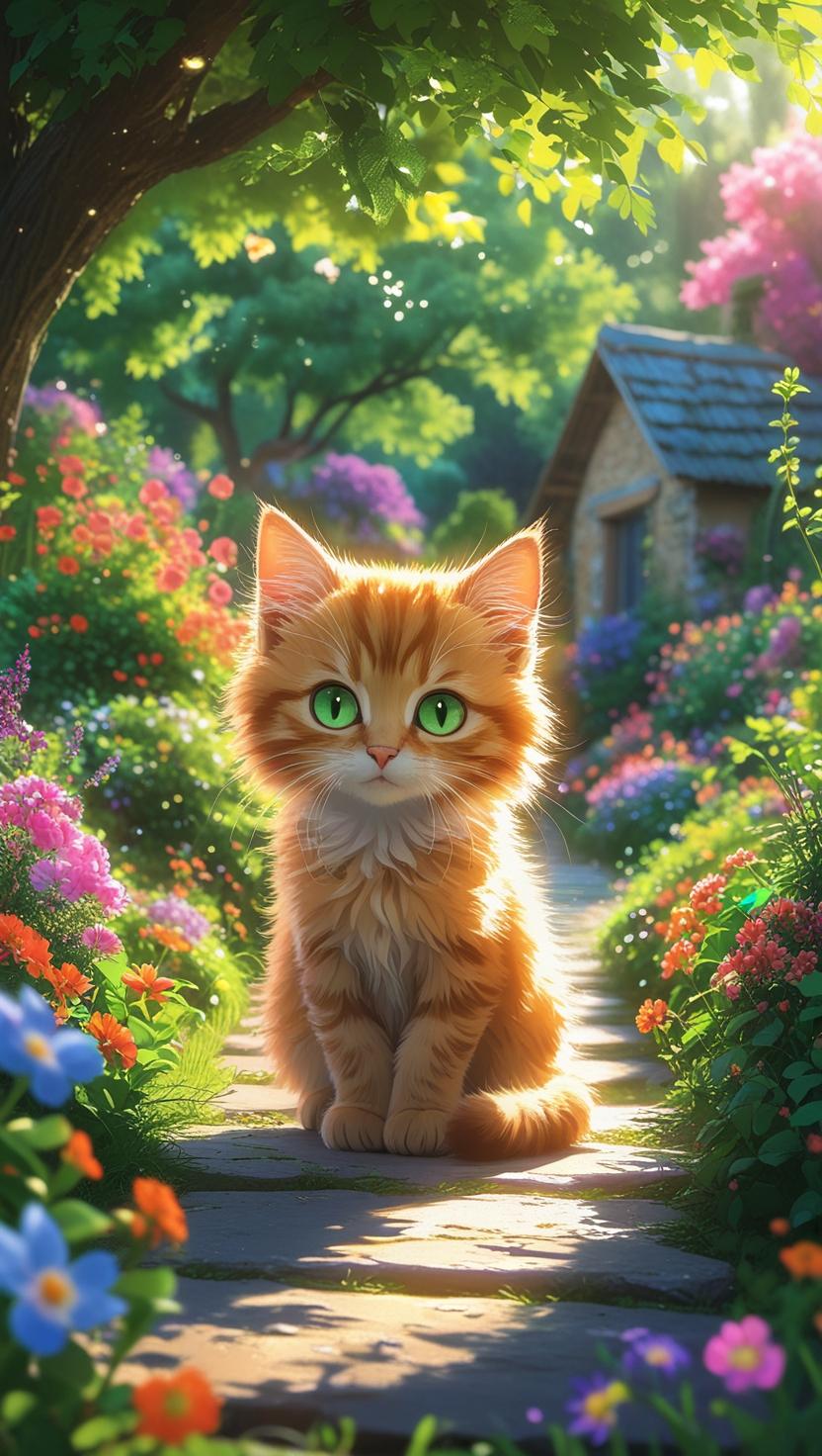 Cute Cat’s Mobile , I Phone HD Wallpaper