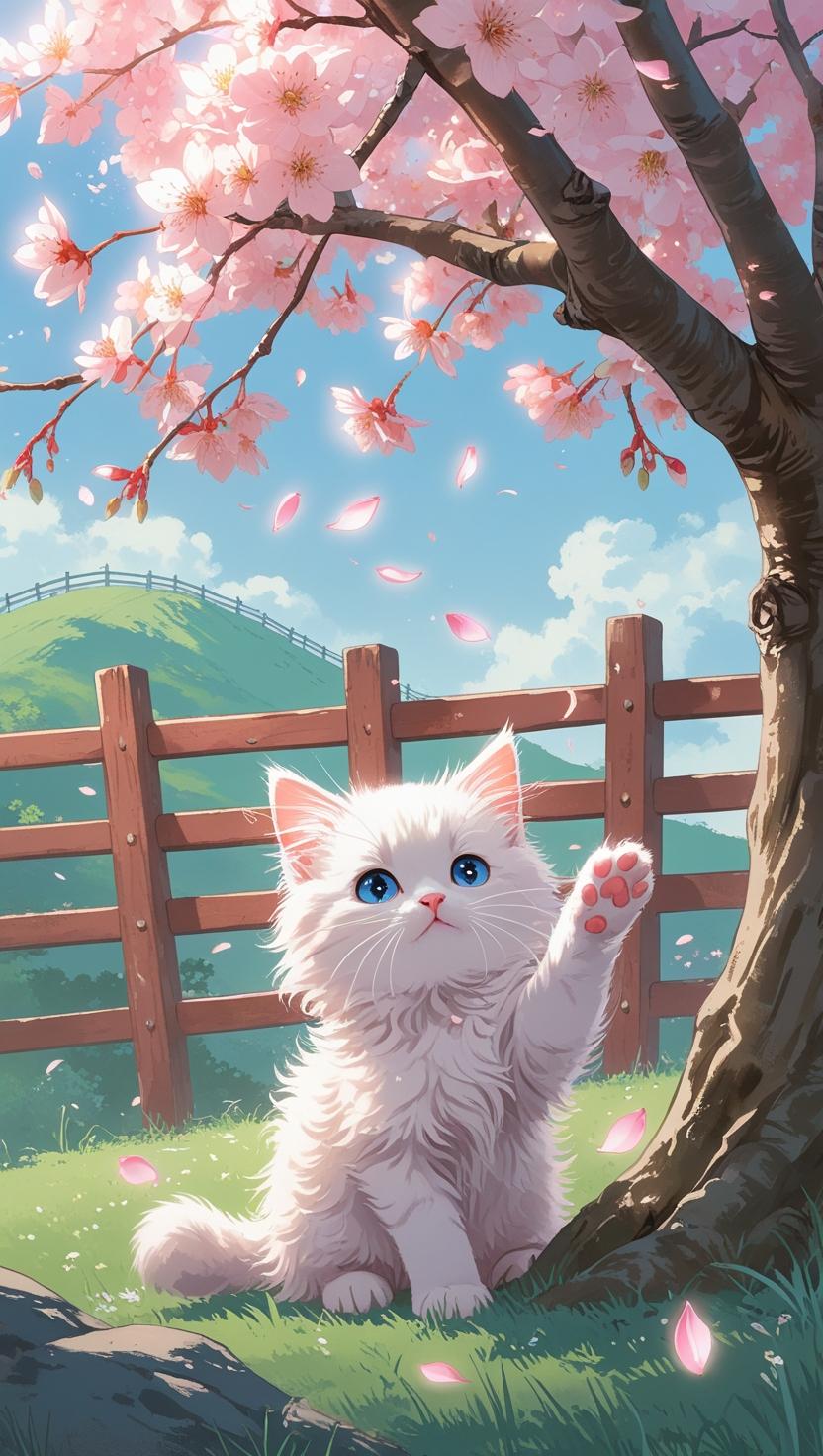 Cute Cat’s Mobile , I Phone HD Wallpaper