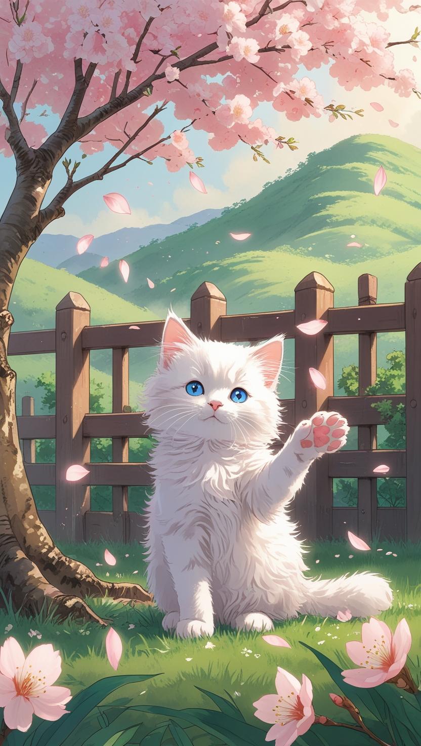 Cute Cat’s Mobile , I Phone HD Wallpaper