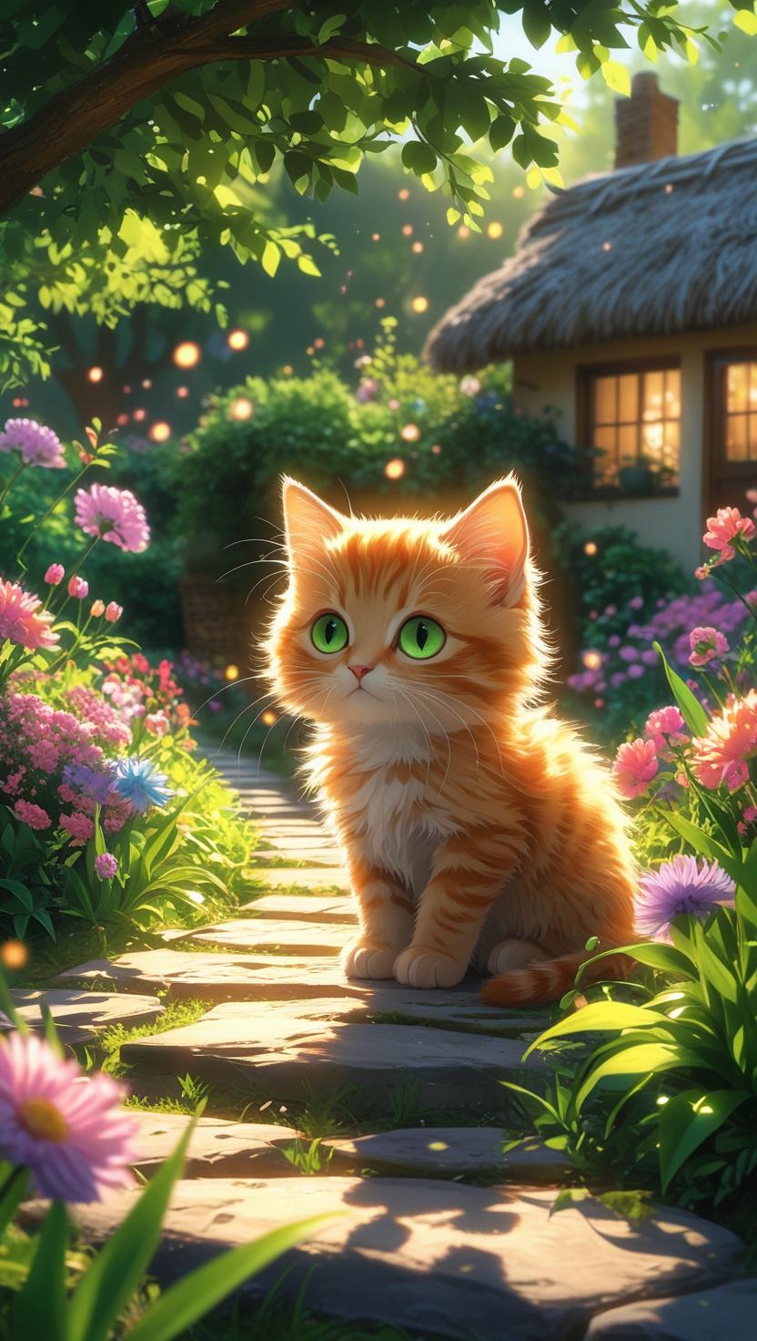 Cute Cat’s Mobile , I Phone HD Wallpaper