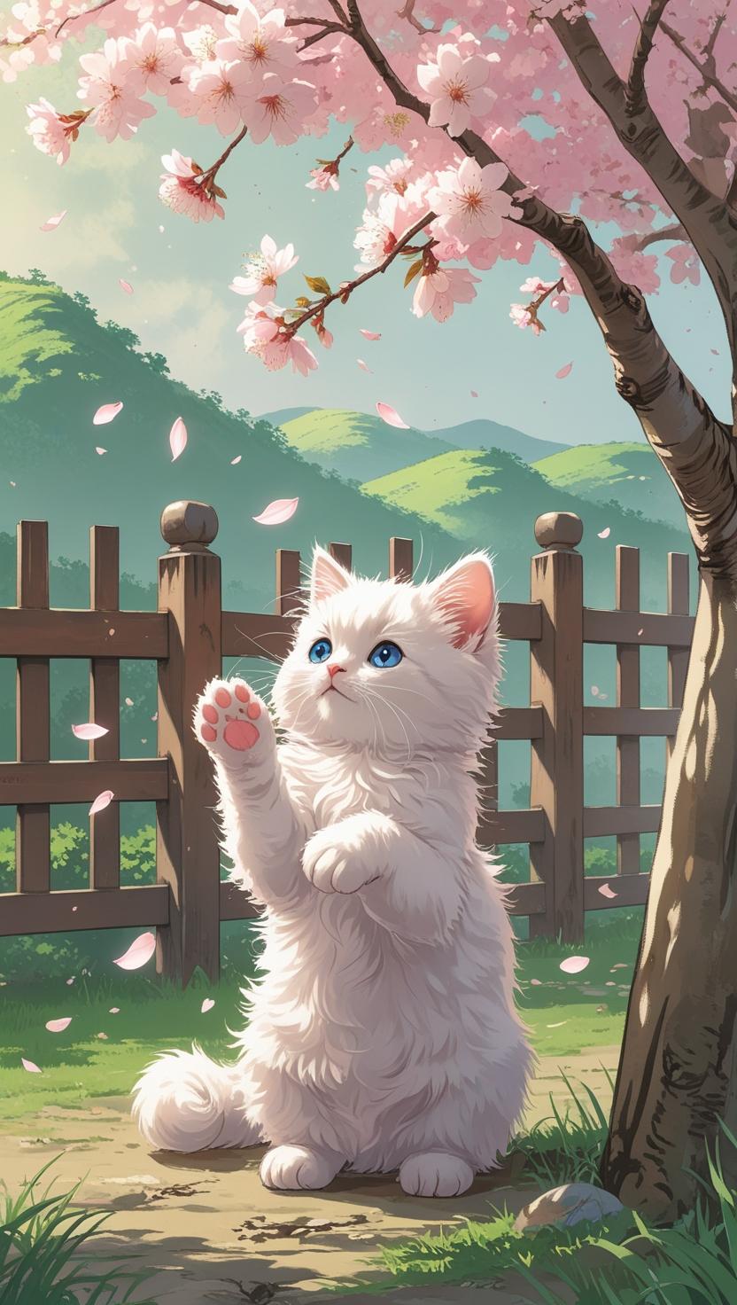 Cute Cat’s Mobile , I Phone HD Wallpaper