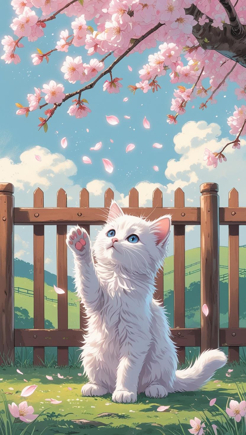Cute Cat’s Mobile , I Phone HD Wallpaper
