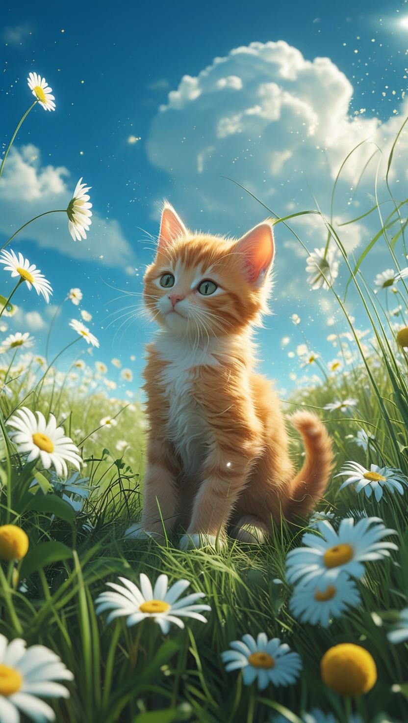 Cute Cat’s Mobile , I Phone HD Wallpaper