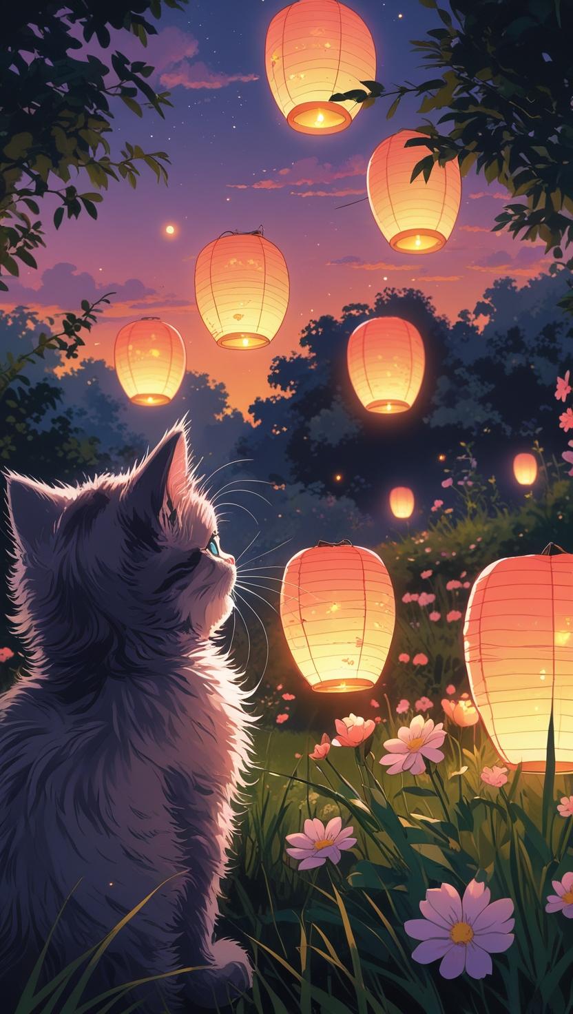 Cute Cat’s Mobile , I Phone HD Wallpaper