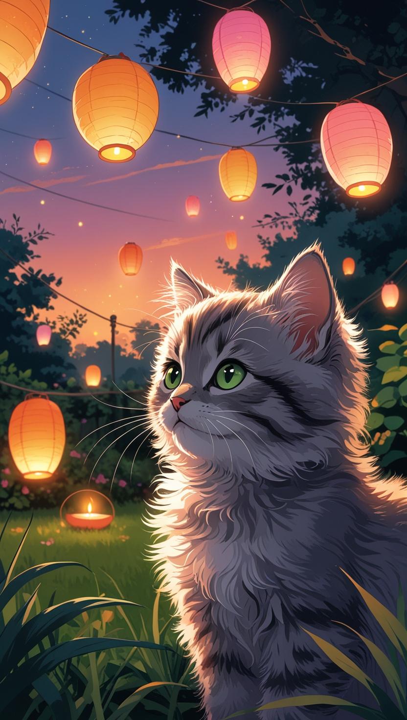 Cute Cat’s Mobile , I Phone HD Wallpaper
