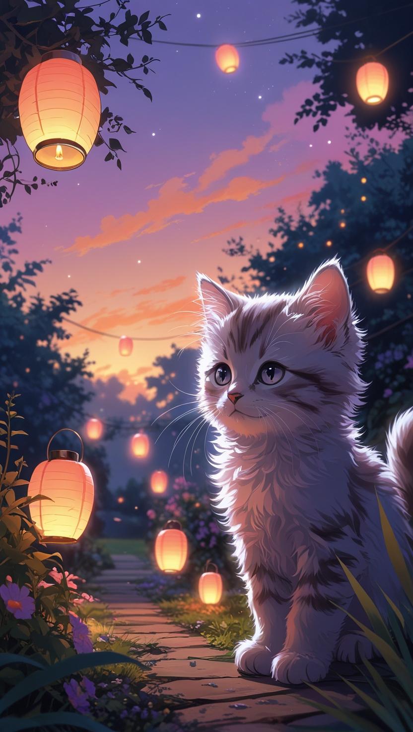 Cute Cat’s Mobile , I Phone HD Wallpaper