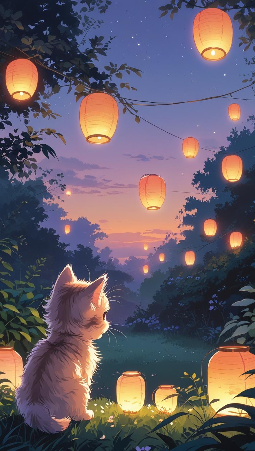 Cute Cat’s Mobile , I Phone HD Wallpaper