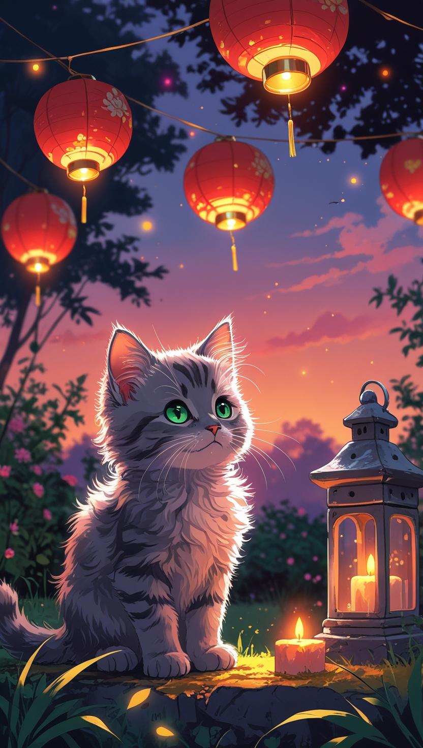 Cute Cat’s Mobile , I Phone HD Wallpaper