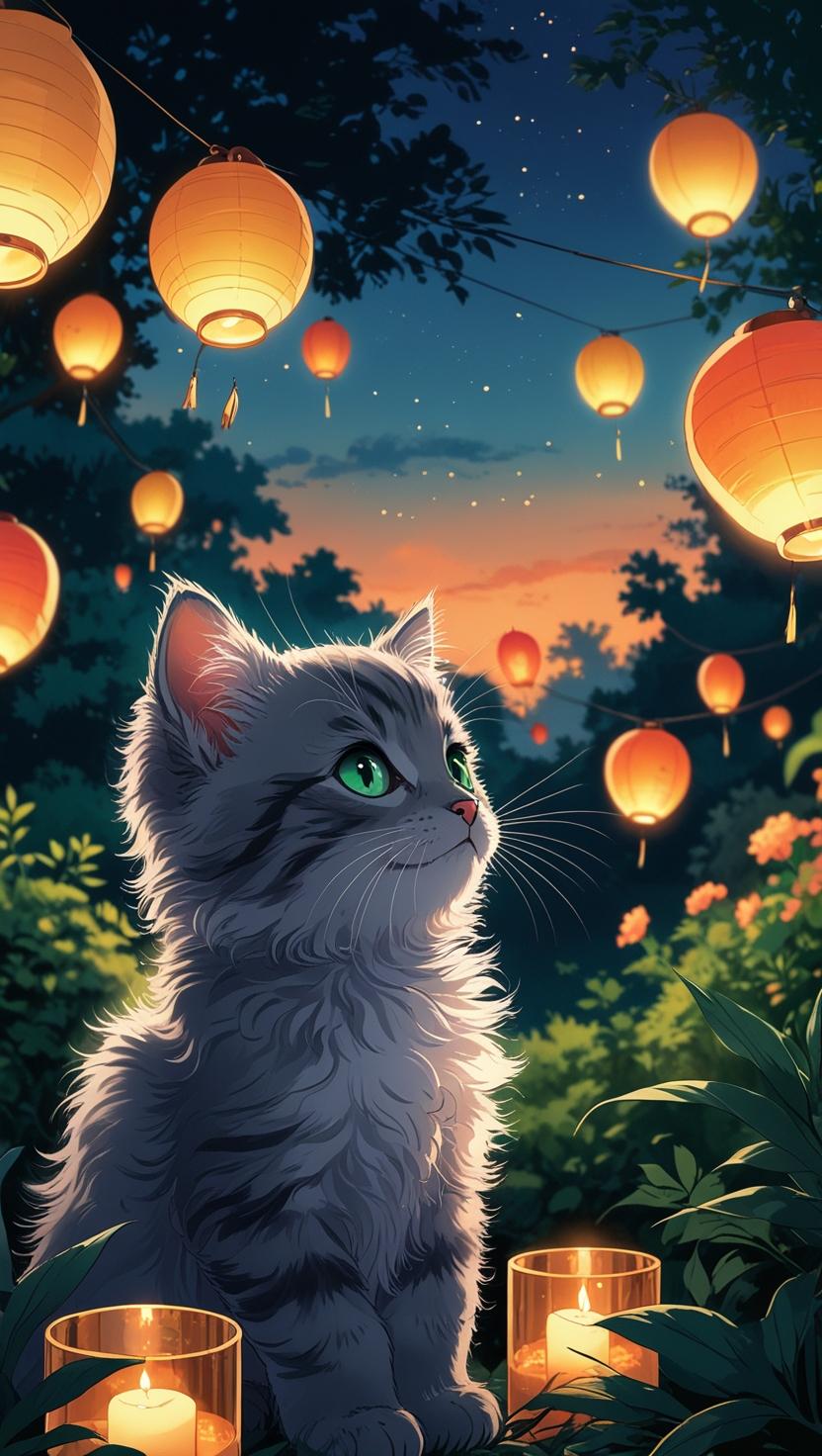 Cute Cat’s Mobile , I Phone HD Wallpaper