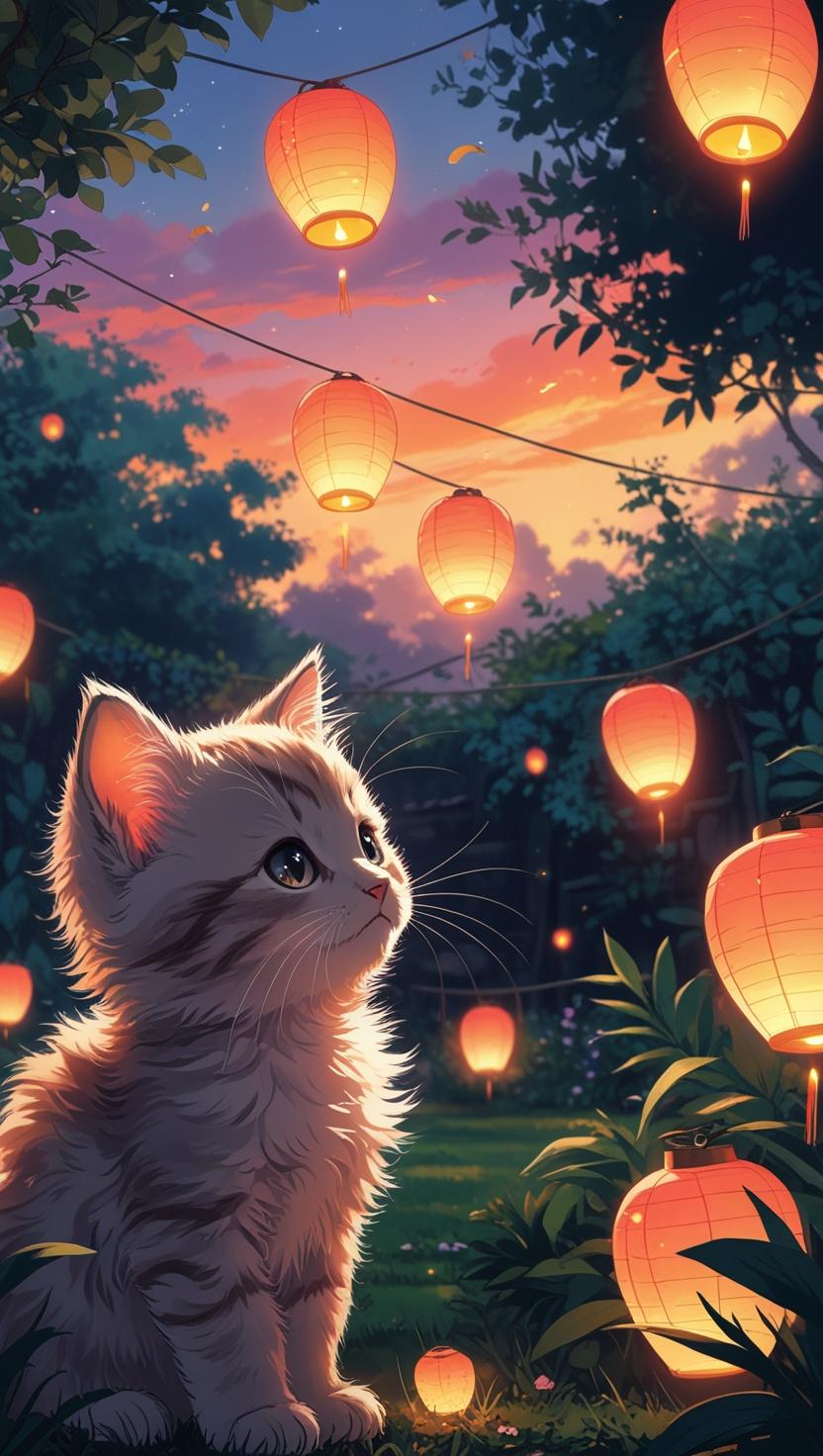 Cute Cat’s Mobile , I Phone HD Wallpaper