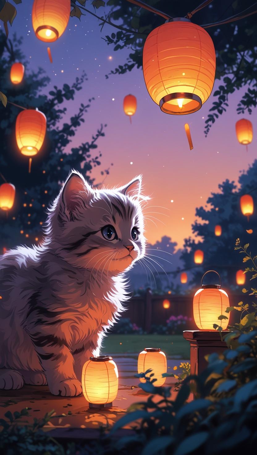 Cute Cat’s Mobile , I Phone HD Wallpaper