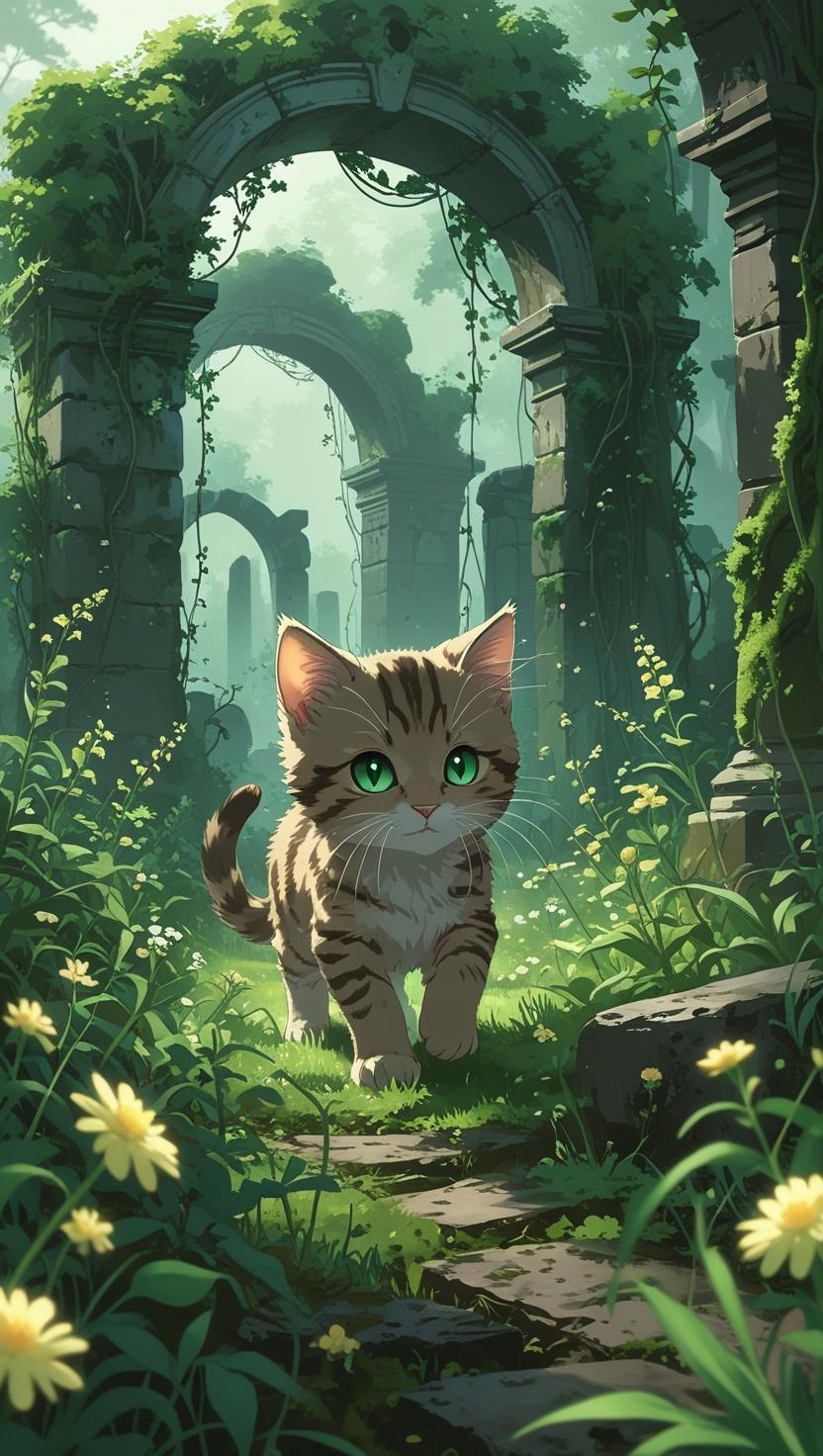 Cute Cat’s Mobile , I Phone HD Wallpaper