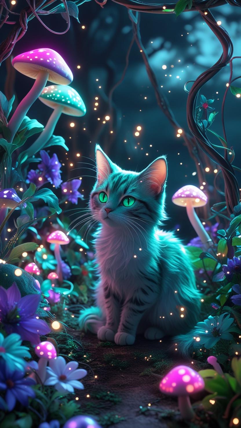 Cute Cat’s Mobile , I Phone HD Wallpaper